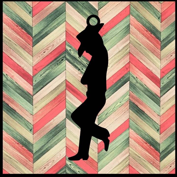 Ornement en métal Cowboy pour la vente par Designed With Sparks