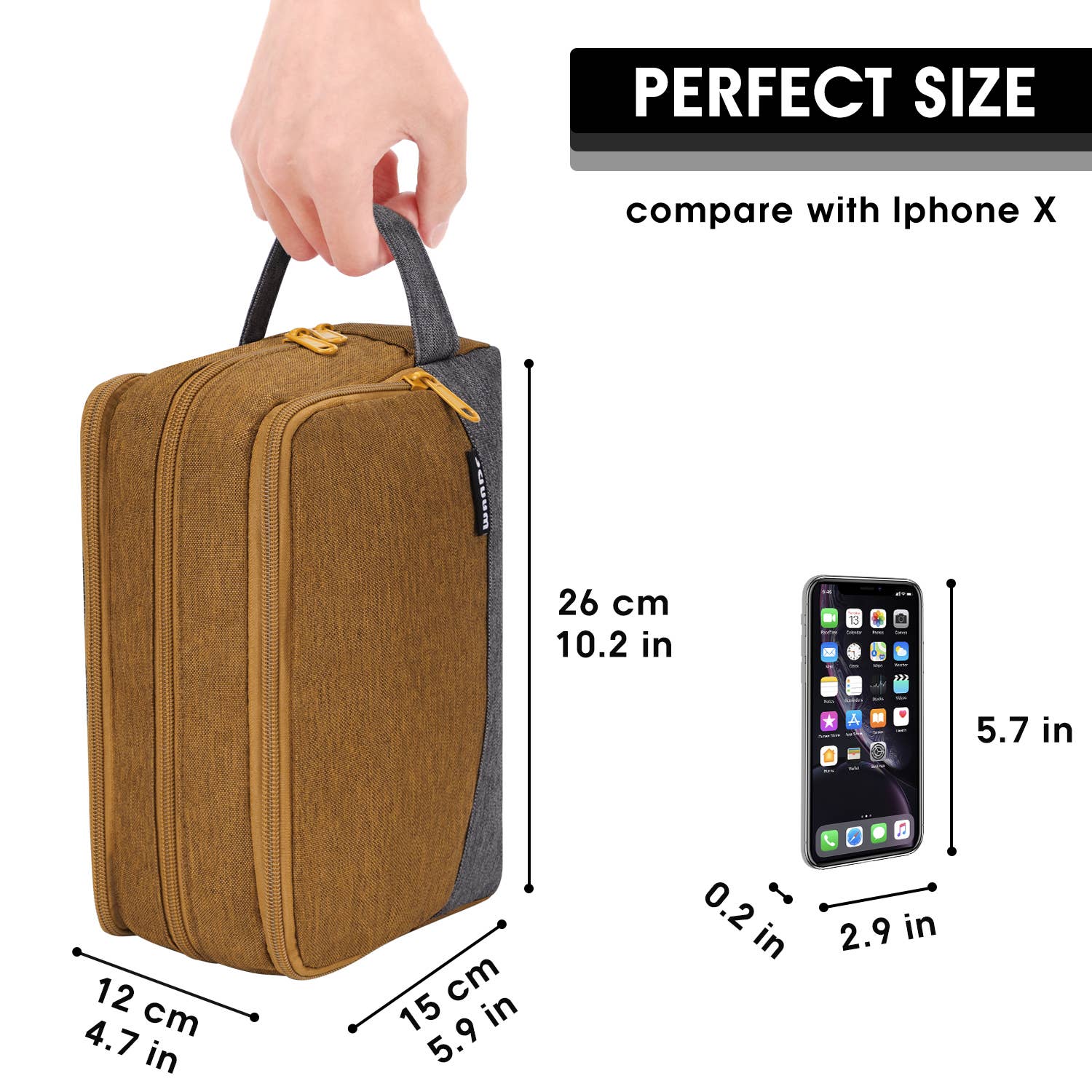 wandf - Wholesale Toiletry Bag - Unisex - Toiletry Bag Hanging Dopp Kit Water Resistant Shaving Bag84