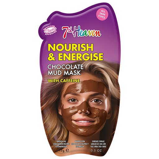 7th Heaven Schokoladen-Schlammmaske mit Koffein - Nährt & Energetisiert die Haut für den Großhandel von 7th Heaven