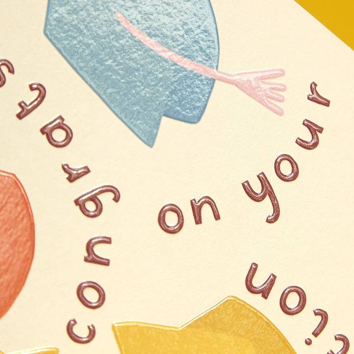 Raspberry Blossom - Wholesale Graduation Card - 'Congrats on Your Graduation' Graduation Card1