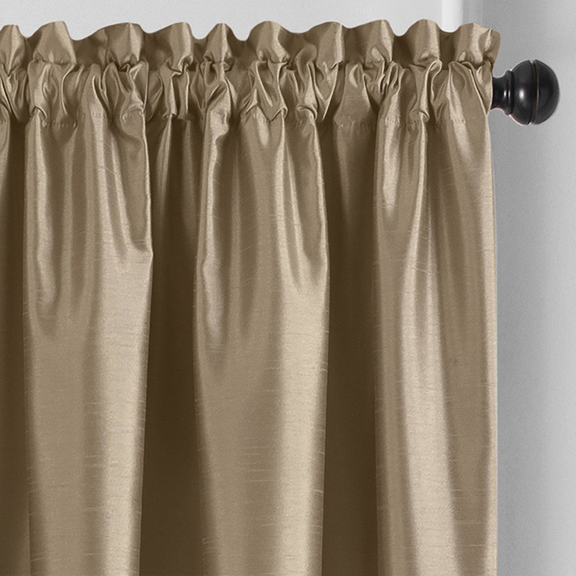 Threadmade Home - Wholesale Curtain - Colette Faux Silk Blackout Window Curtain & Scallop Valance7
