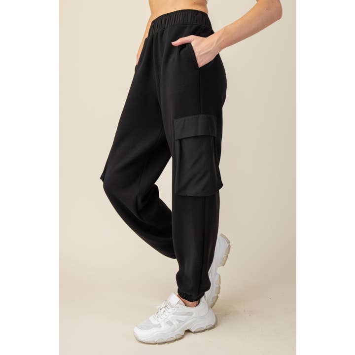 Rae Mode - Wholesale Athletic Sweatpants/Joggers - Women's - MODAL SCUBA POCKET JOGGER PANT2