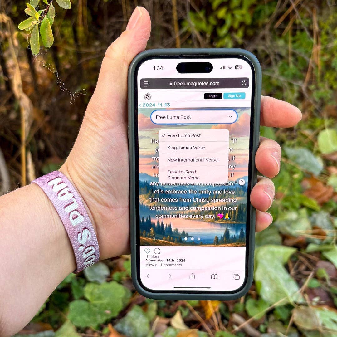 Free Luma - Wholesale Woven/Braided Bracelet - God's Plan NFC Bible Verse Bracelet4