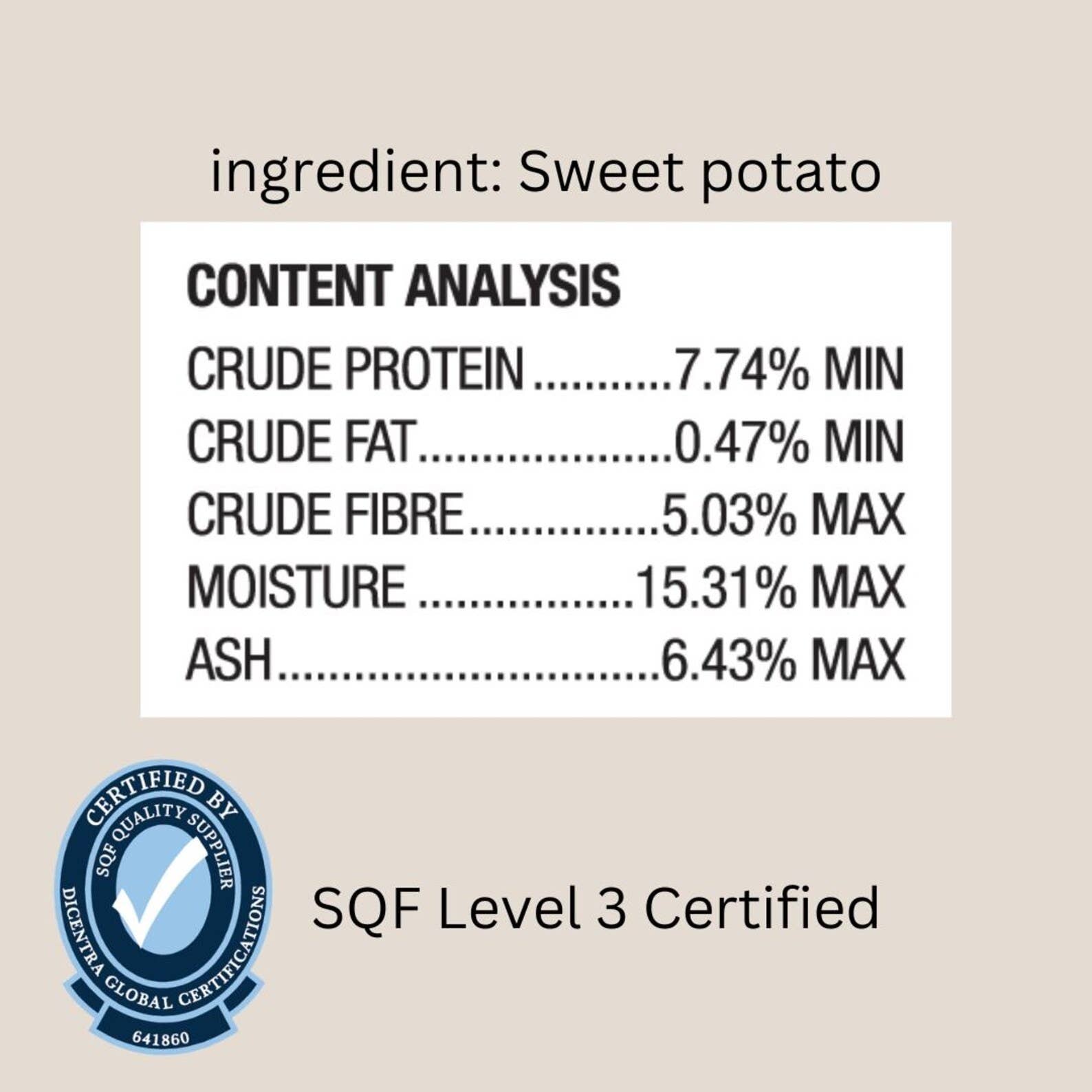 CareMe - Wholesale Pet Treats - Dog - Handmade Sweet Potato Dog Treats for Training, Canada1