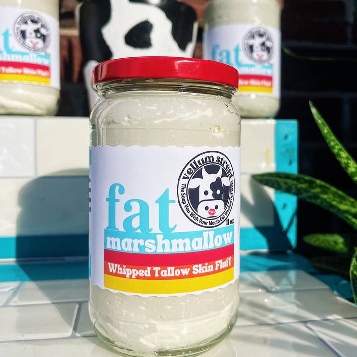 Vellum Street - Wholesale Body Cream/Lotion - fat marshmallow Whipped Tallow Skin Fluff