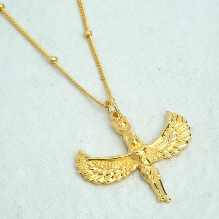 Munay Sacred Jewelry – Großhandel Kette mit Anhänger/Charm – Isis Wings Halskette