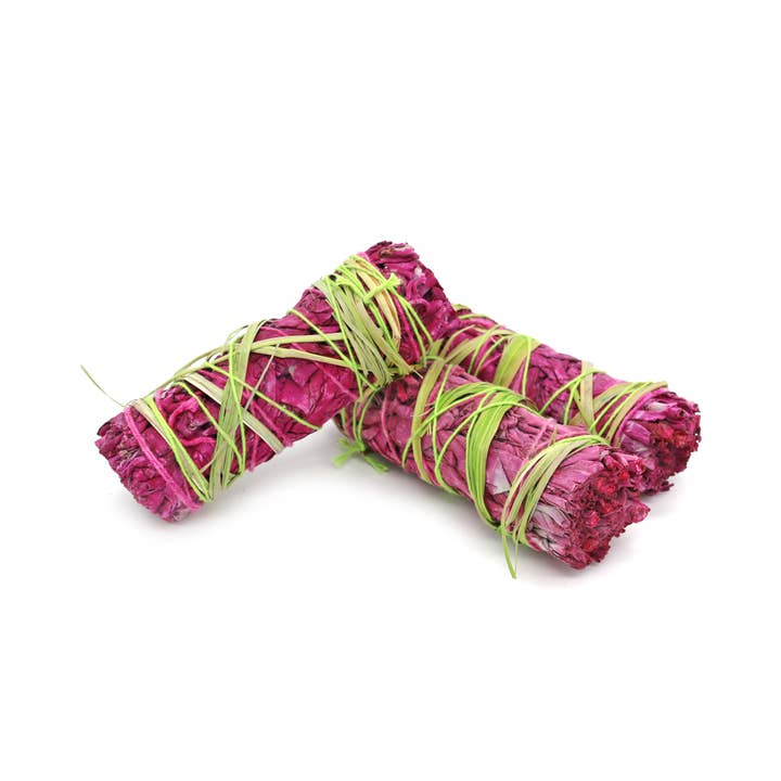 Designs by Deekay Inc. - Wholesale Sage Bundle - 'Precious Garden' Floral White Sage Smudge Stick (4 in.)1