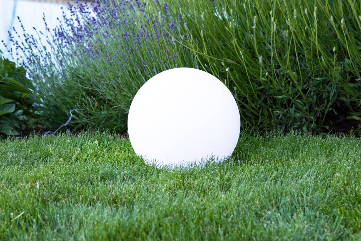 Allsop Home & Garden – wholesale Outdoor/lawn light – GLOW Portable LED Harvest Moon Outdoor Lantern - 12"14