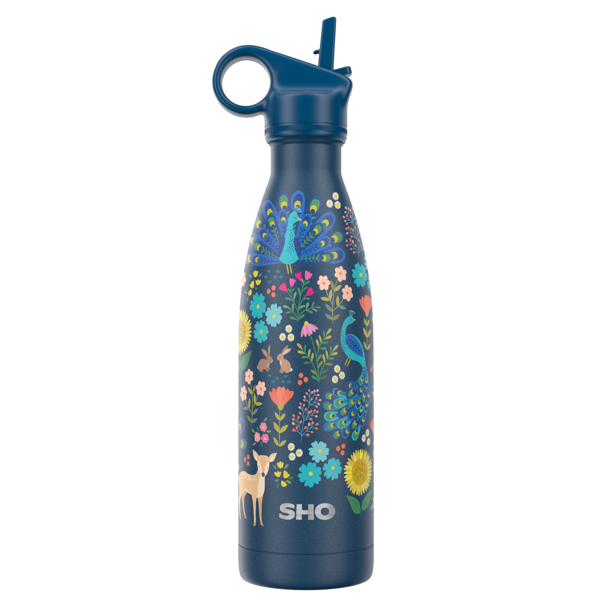 SHO – wholesale Water bottle – Original Bottle & Straw Lid┃Insulated Reusable Water Bottle5