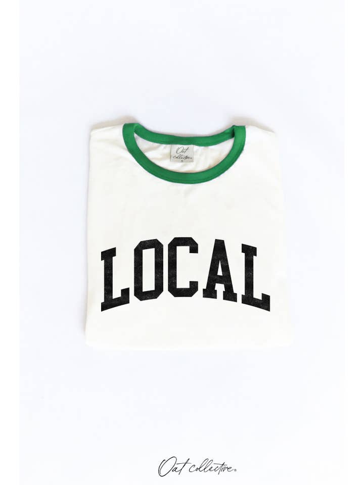 OAT COLLECTIVE - Wholesale Screen Printed T-Shirt - Women's - LOCAL Ringer Graphic T-Shirt3