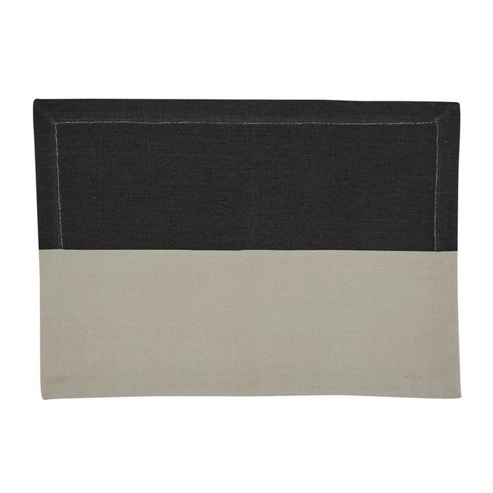 Ebony & Ivory Color Block Placemat for wholesale by Split P