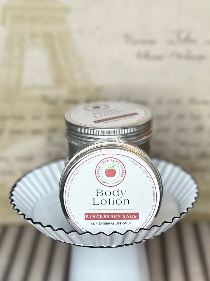 Blackberry Sage Lotion Bar for wholesale by Apple Tree Acre Farms