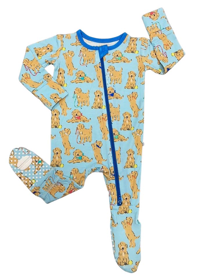 Macaron + Me - Wholesale Sleepsuit – Baby - Goldens Footsie0
