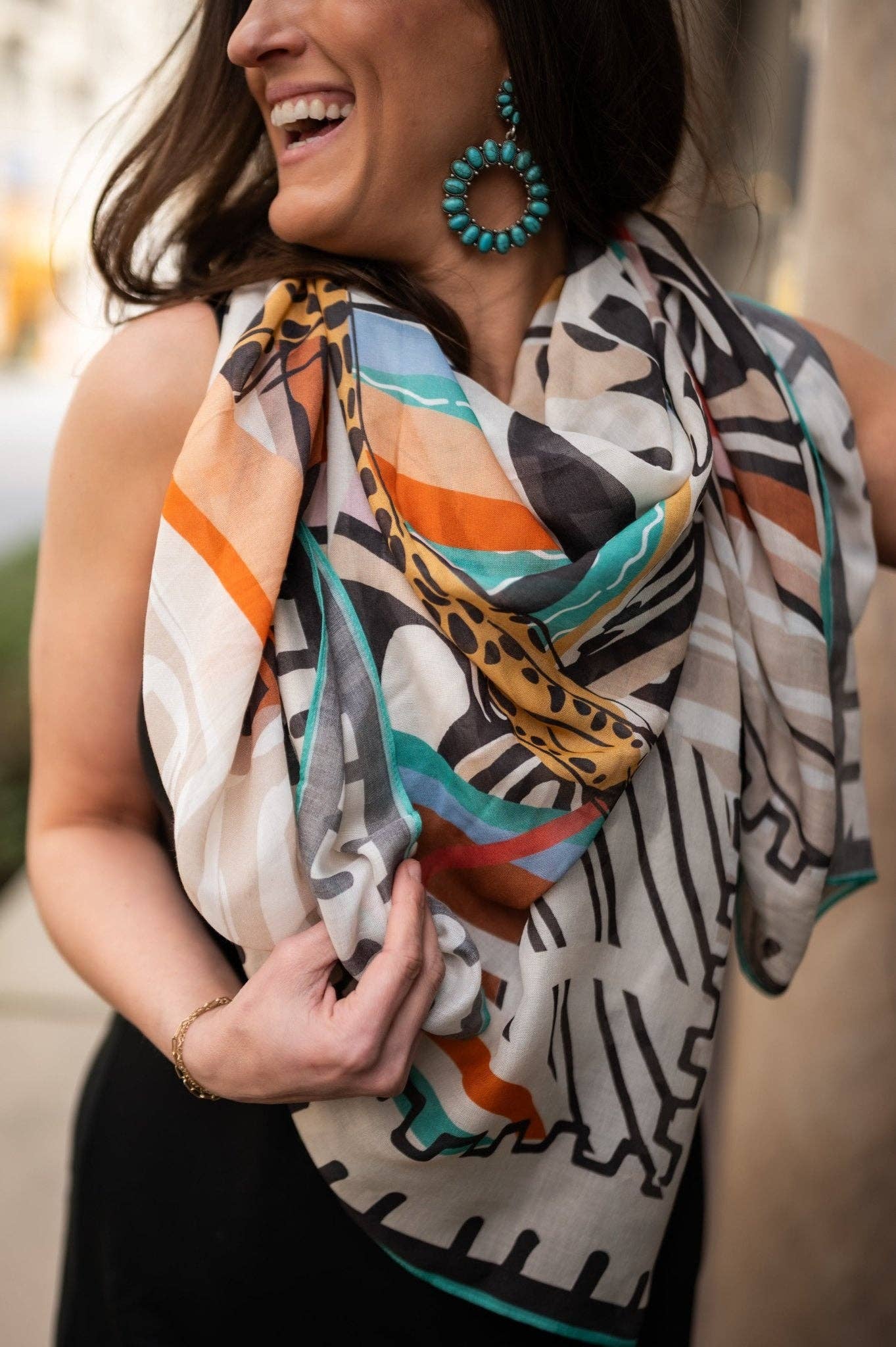 CB Grey - Vendita all'ingrosso Sciarpa - Donna - Lo scialle Pippa6