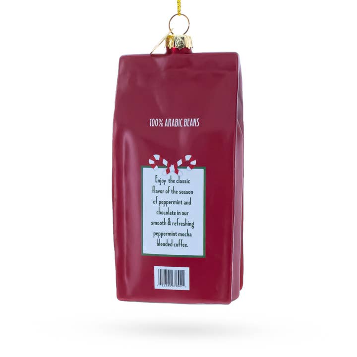 BestPysanky – wholesale Prydnad – Santa's Choice Kaffepåse Glasprydnad