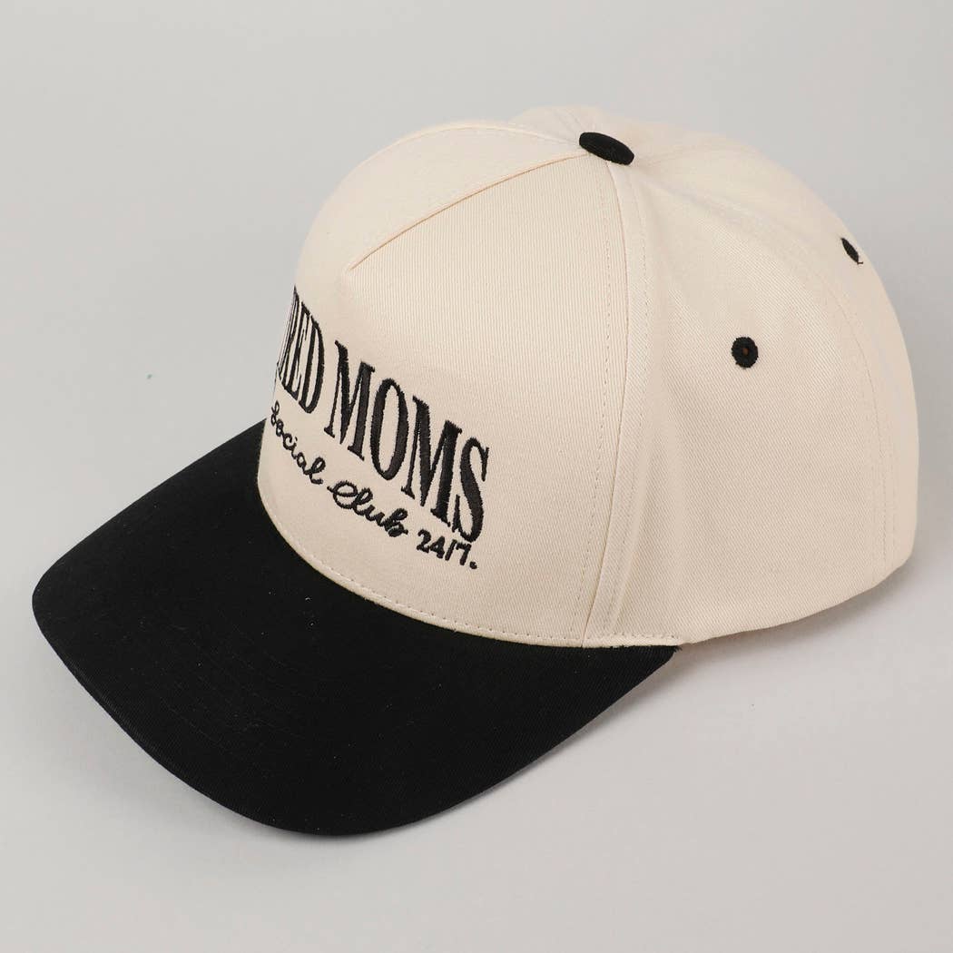 Fashion City - Wholesale Trucker Hat - Women's - Tired Moms EST Social Club 24/7 Embroidery Cap6