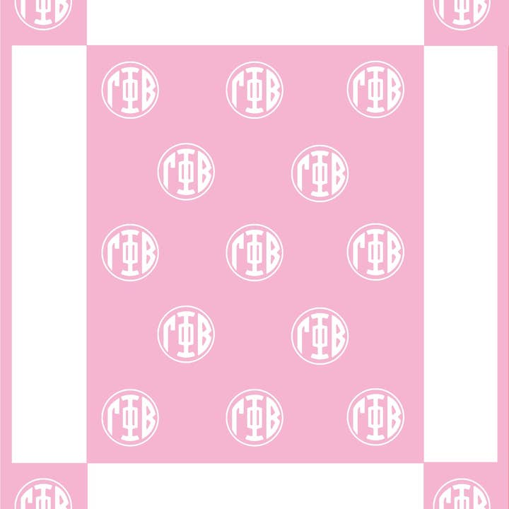 Over The Moon Greek - Wholesale Throw Blanket - Sorority & Greek Circle Monogram Blanket9