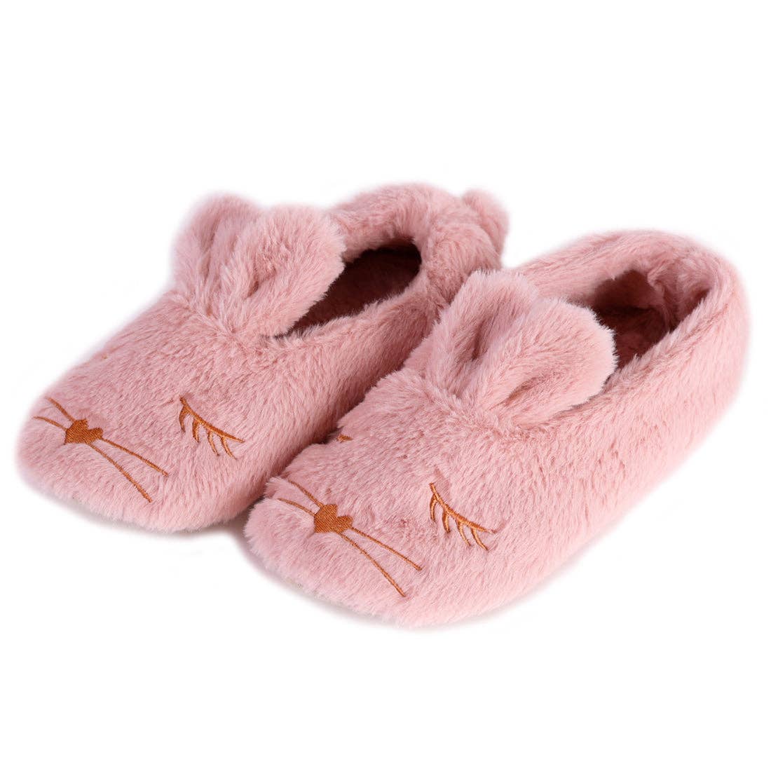 Millffy - Wholesale Slippers - Women's - Millffy Memory Foam Women's Ballerina Faux Fur Cuffed Slipper Animal Socks5