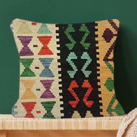 Kelim handgewebter Flechten-Kissenbezug für den Großhandel von Fybernots