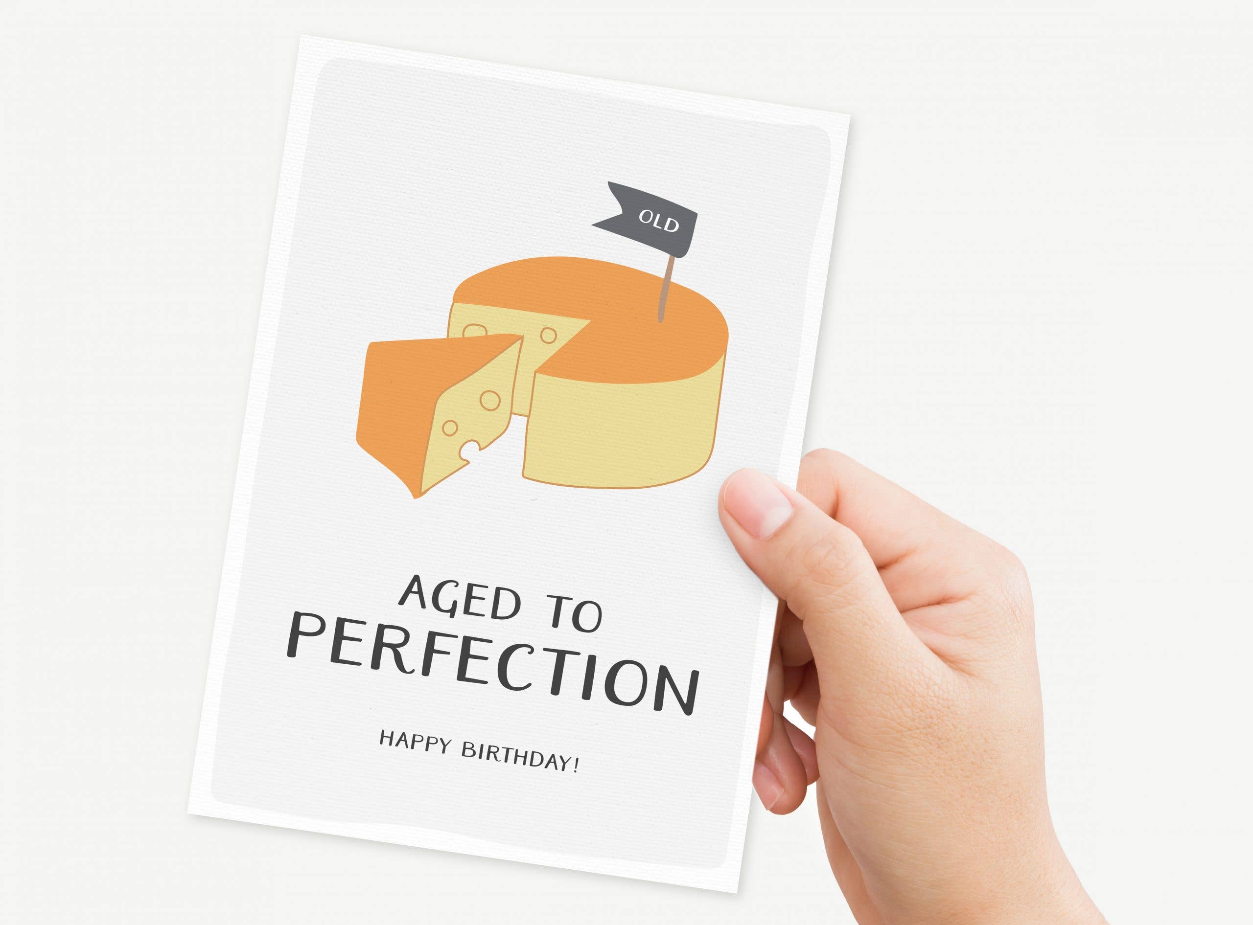 Kreate Paper Co. - Wholesale Birthday Card - Aged to Perfection2