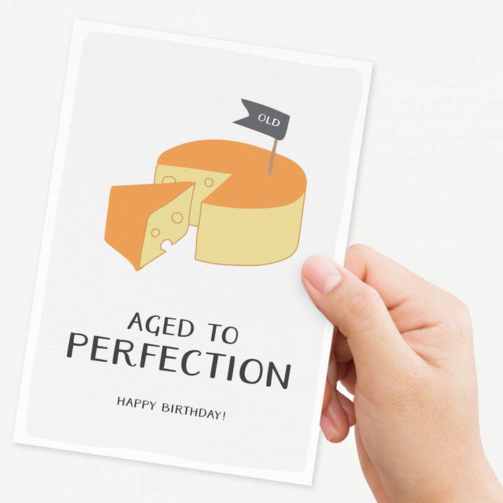 Kreate Paper Co. - Wholesale Birthday Card - Aged to Perfection2