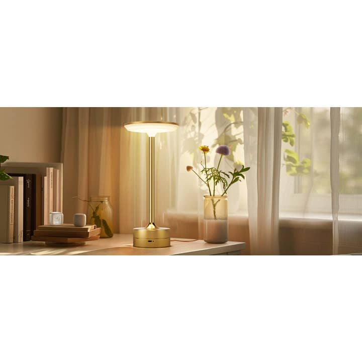 LAX Gadgets - Wholesale Accent/Desk Lamp - LED Table Lamp – Touch Control, Dimmable, Rechargeable10