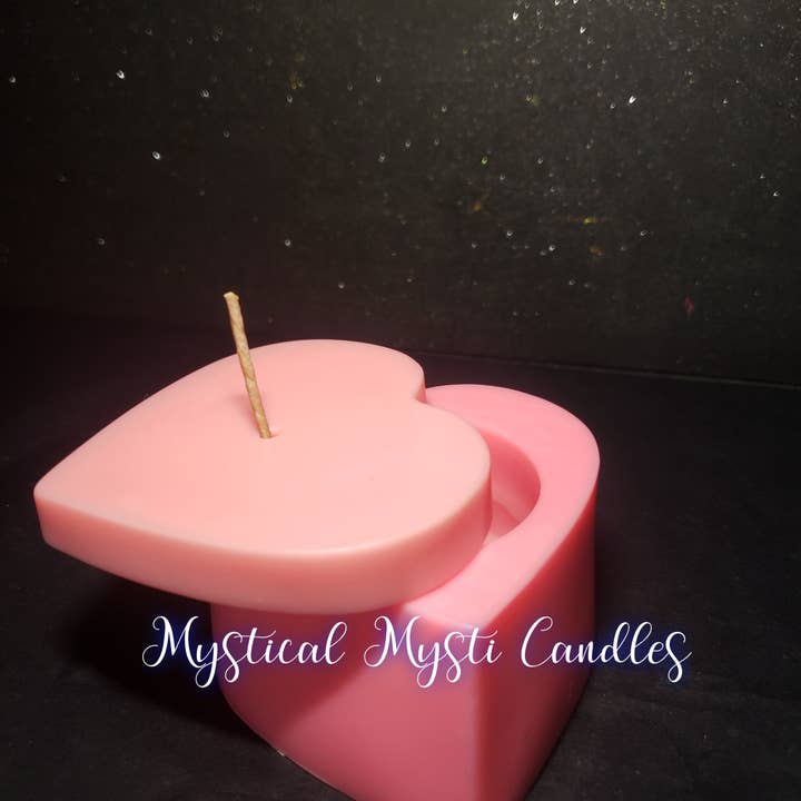 Heart Shaped Box~ Loadable~ Wholesale for wholesale by Mystical Mysti Candles