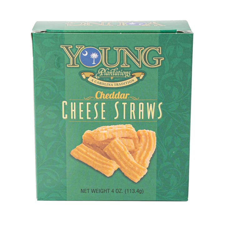 Cheddar Cheese Straws 4 oz Box for wholesale by Young’s Premium Foods