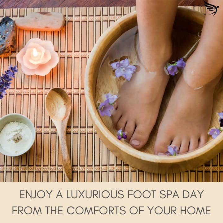 Moksha Beauty - Wholesale Bath & Body Set - Foot Spa Gift Set Mint & Lemon, Foot Care Pedicure Gift Set3