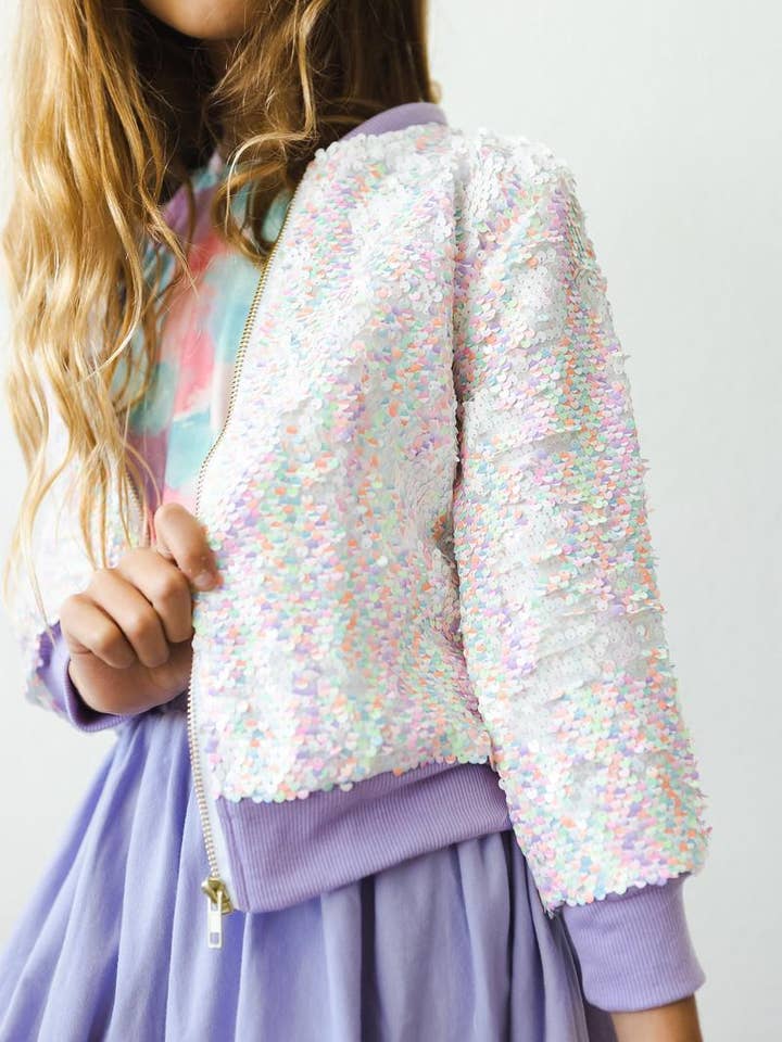 Mila & Rose - Wholesale Jacket - Kids - Unicorn Flip Sequin Jacket3