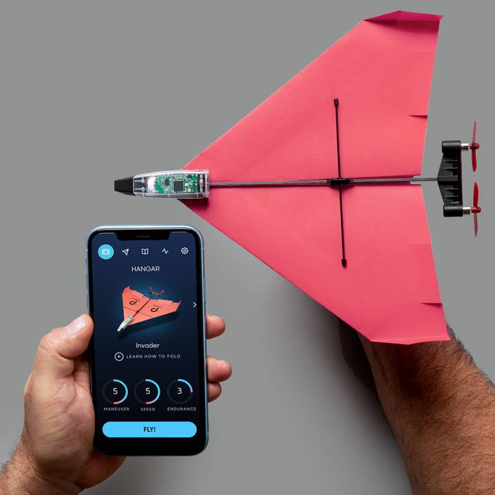 PowerUp Toys - Wholesale Toy Plane - Kids - POWERUP 4.0 The Smartphone RC Controlled Paper Airplane Kit