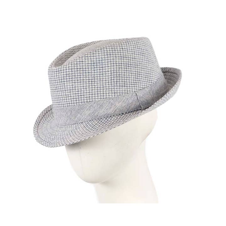 Max Alexander by Cupids Millinery Melbourne - Wholesale Fedora – Women’s - Blue Short Brim Fedora Hat