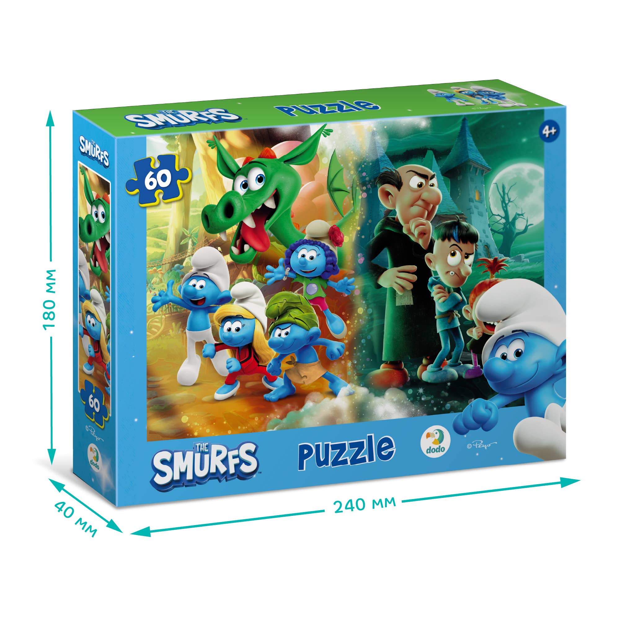 DoDo Brand - Wholesale Puzzle - Kids - Kids & Toddlers Classic Puzzle Smurfs 60 pcs2