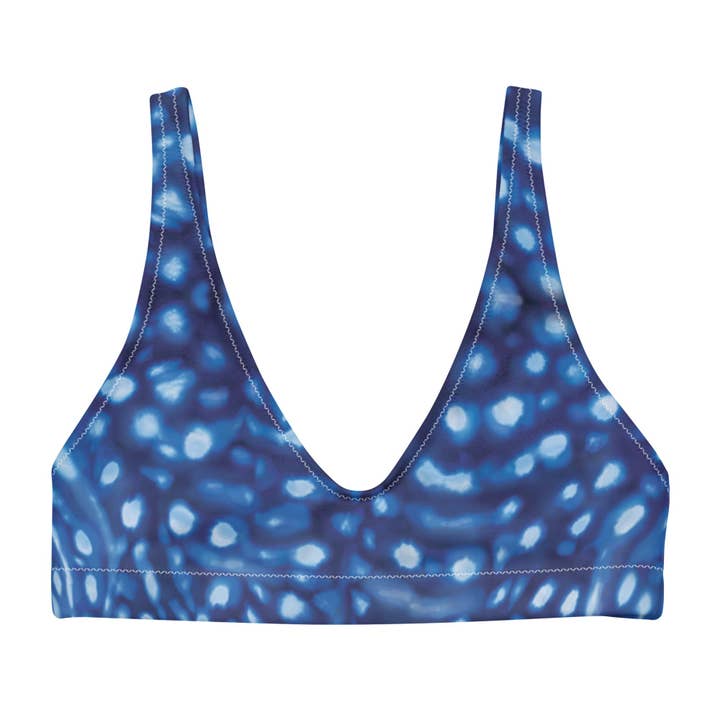 Whale Shark Constellation Scuba Bikini Top ♻️ for wholesale by The Dive Compass