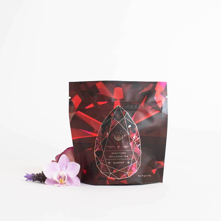 Magic Hour - Wholesale Health/Detox Tea - Garnet: Violet Wine Gemstone Wellness Tea