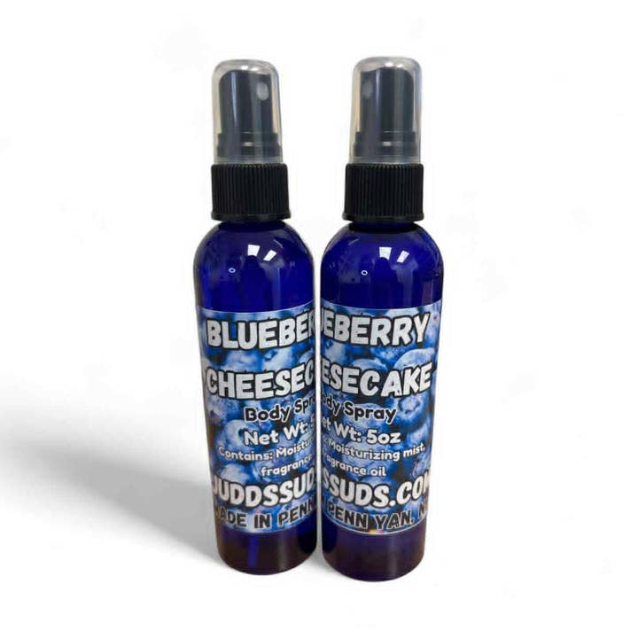 Spray Corpo al Mirtillo e Cheesecake | 5oz | Crema Dolce, Vaniglia per la vendita all'ingrosso da parte di Judds Suds