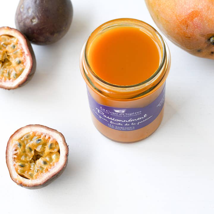 La Cour d'Orgères - Wholesale Jam/Jelly - Sublime “Passionately” 230g Mango, passion fruit2