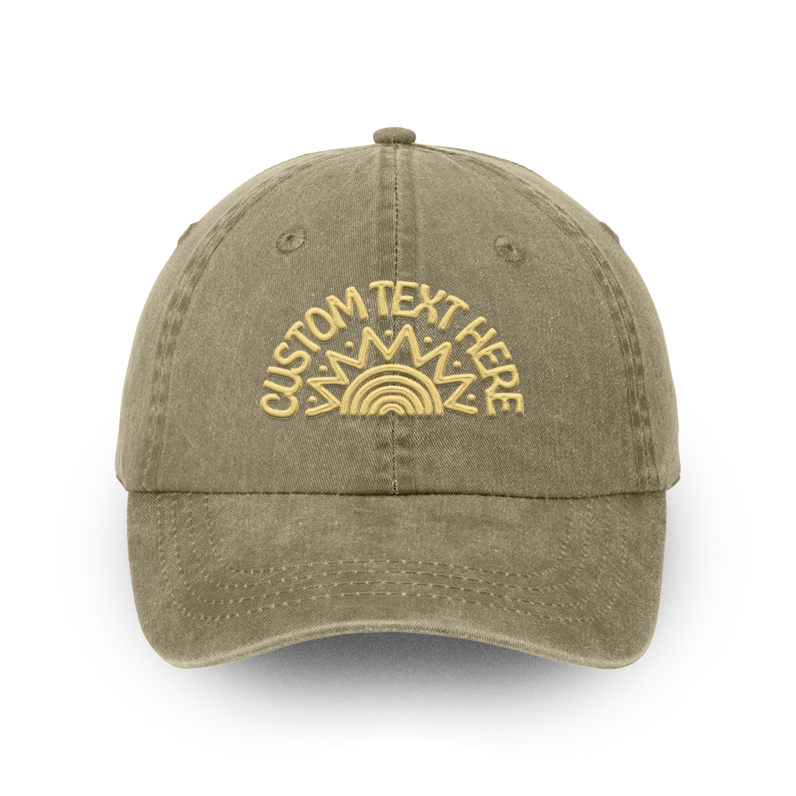 Island View Outfitters – wholesale Baseball cap – Unisex – *CUSTOM* Cosmic Sun Faded Dad Cap0