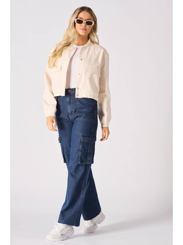 JMOJO UK Limited – wholesale Bomberjacka - Dam – BOMBERJACKA - BEIGE