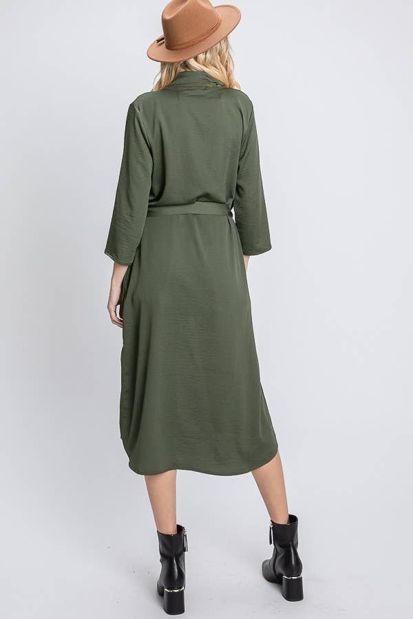 JADE BY JANE - Wholesale Jacket - Women's - DRAPED FRONT LONG BODY  JACKET118