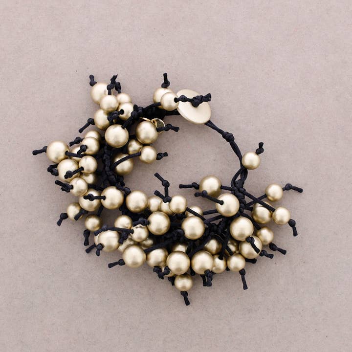 Sonata - Wholesale Beaded Bracelet - Fringe Bead Bracelet Metal Finish3