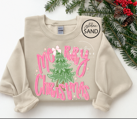 Trendy Chic Apparel LLC - Wholesale Graphic Sweatshirt - Women's - Merry Christmas Sweatshirts & T-Shirts  4