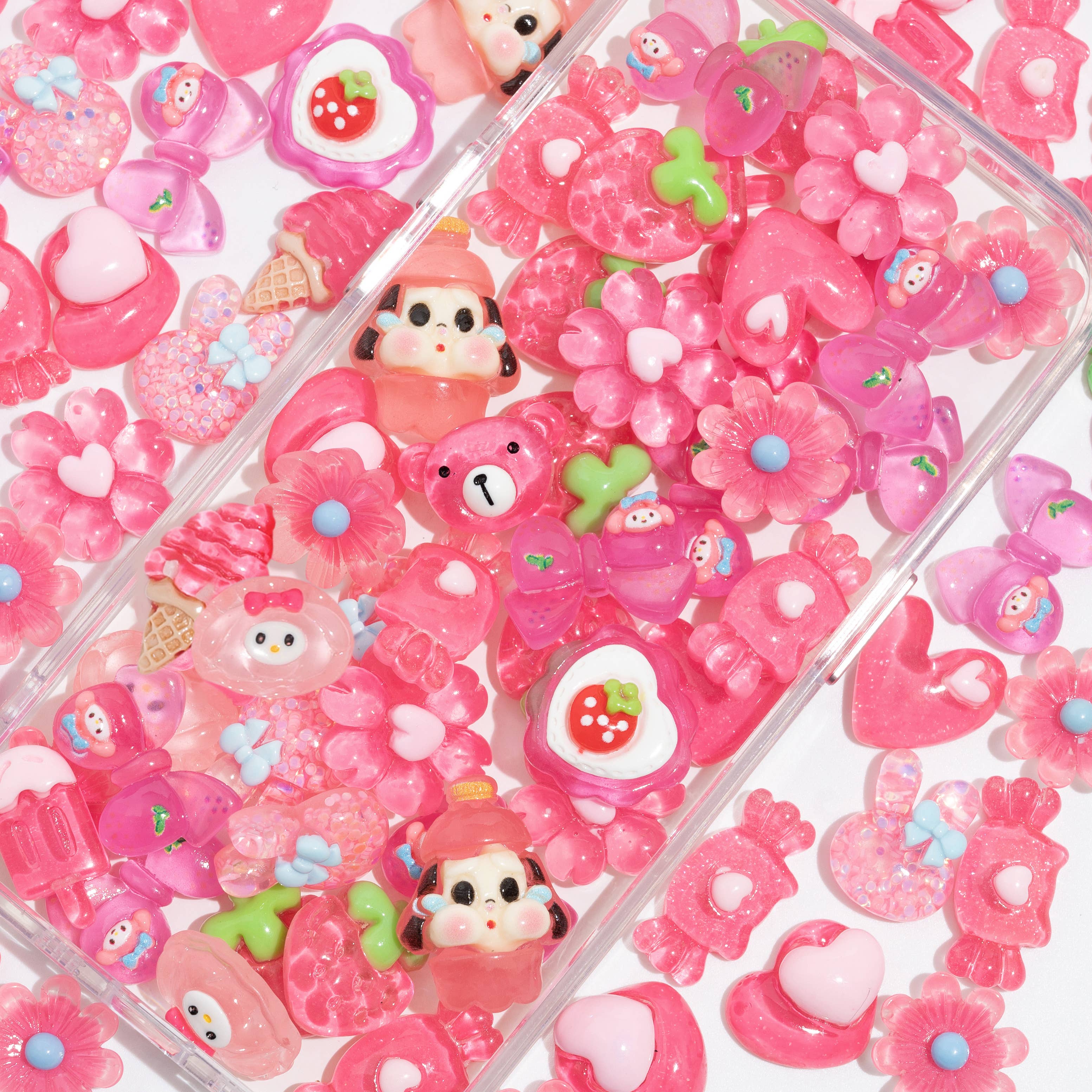 Decoden Cream - Wholesale DIY Craft Kit - 100 PCS Mixed Decoden Charms, Flatback Resin Charms5