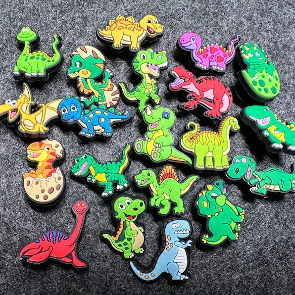 JuliesDecal - Wholesale Shoe Accessories - Pick your own Cartoon Dinosaurs shoe charms