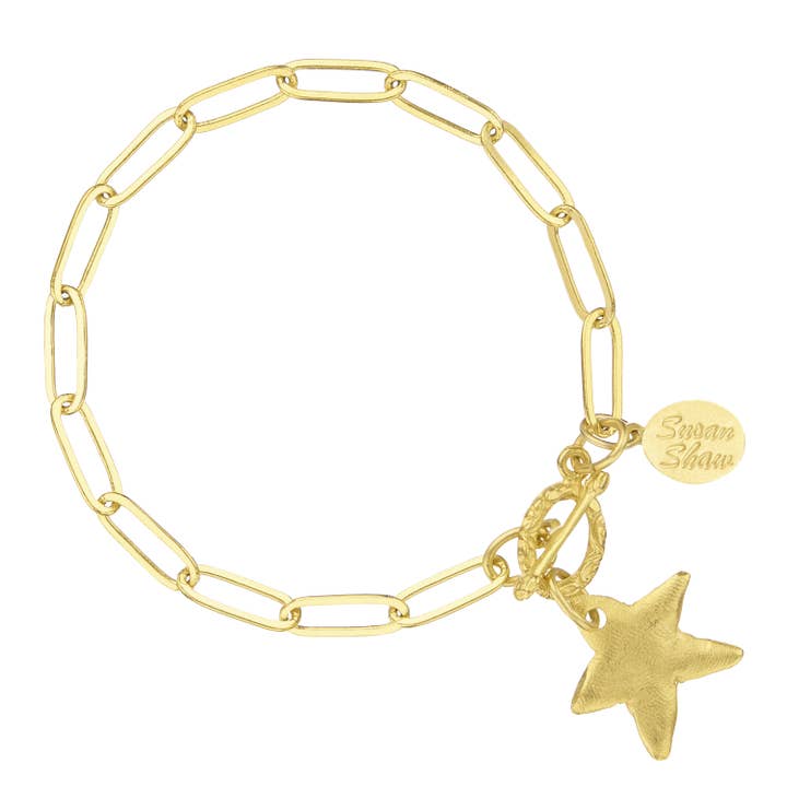 Petite Star Paperclip Bracelet for wholesale by Susan Shaw