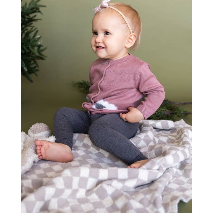 Viverano Organics - Wholesale Bedding Blanket - Kids & Baby - Checkered - Terry Knit Sweater Knit Baby Blankets (Organic)4