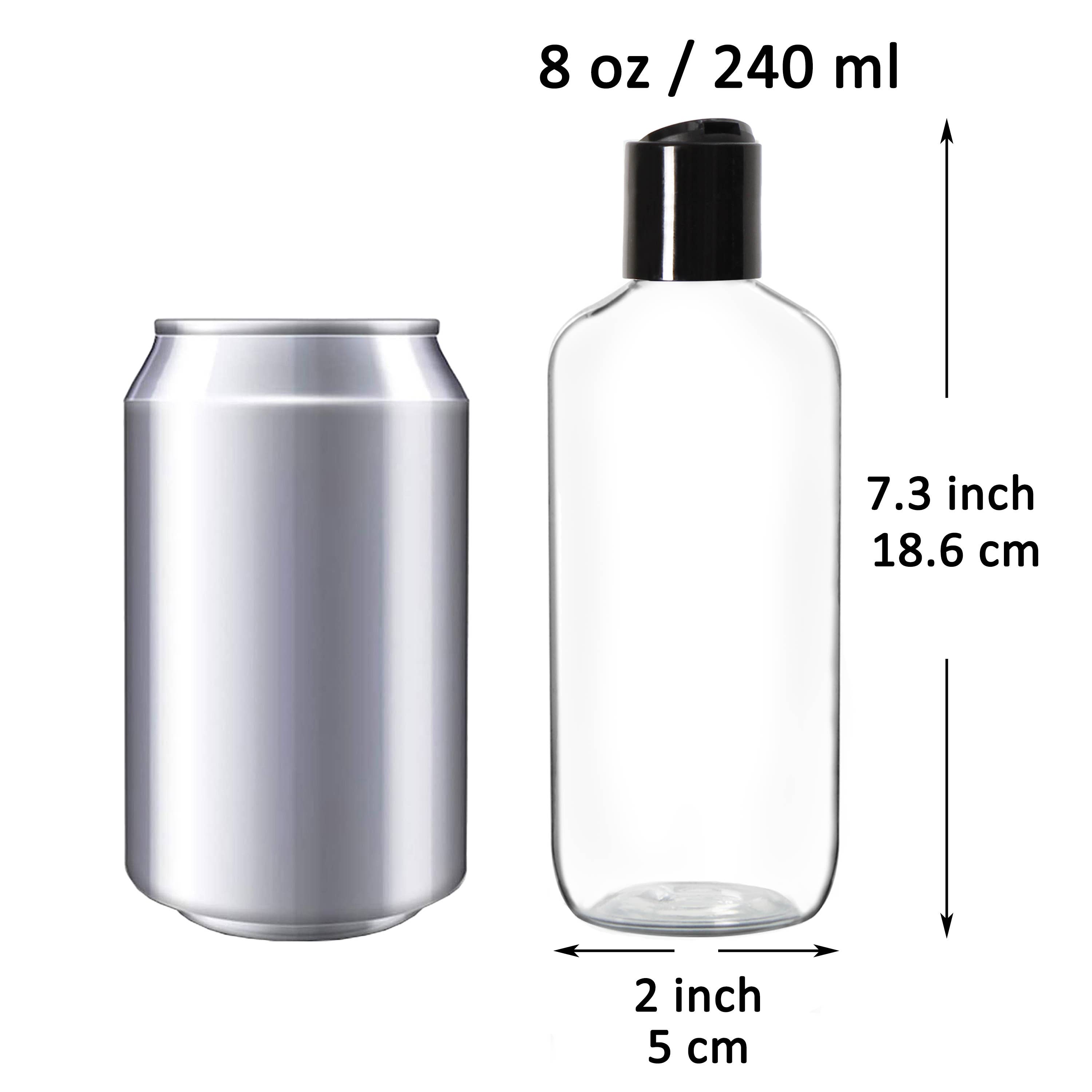 Youngever - Vente Flacon de voyage - Youngever Lot de 10 bouteilles à presser vides en plastique de 8 oz - Transparent1
