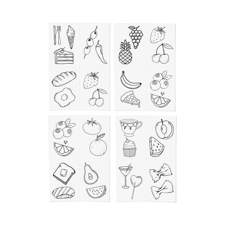 INKED by Dani - Wholesale Temporary Tattoo - Picnic Temporary Tattoo Pack1
