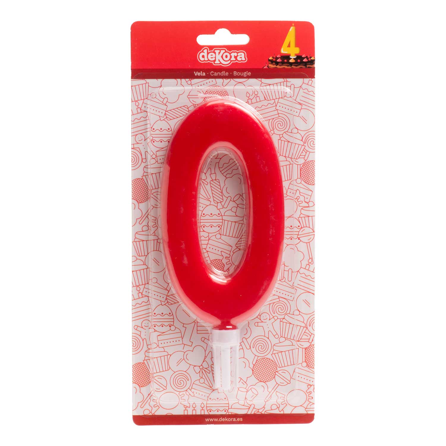 red Giant birthday candle for cakes, 15 cm for wholesale on Faire3