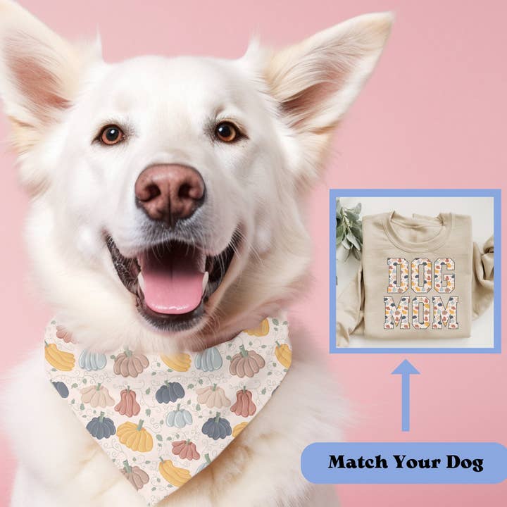 Oh Gourd Dog Bandana, Fall Themed Dog Bandana, Halloween Dog for wholesale by Dog Mom Apparel